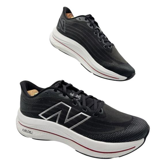 New Balance FuelCell Walker Elite Black Red Silver Walking Sneakers Men’s 8.5